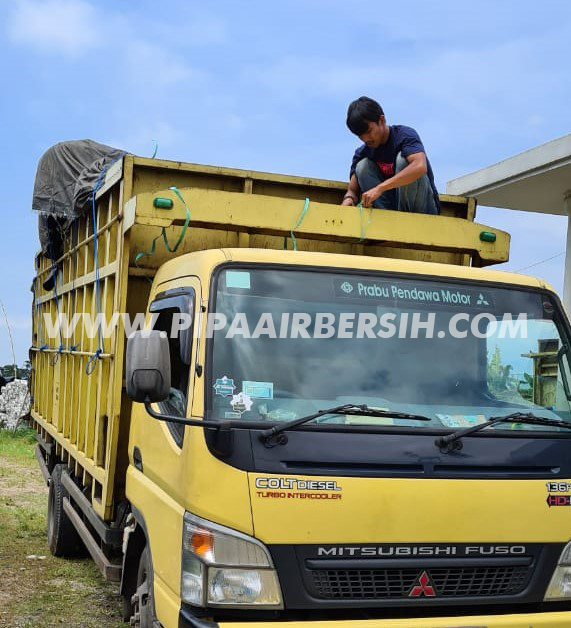 Pengiriman Pipa Rucika Black ke Serang