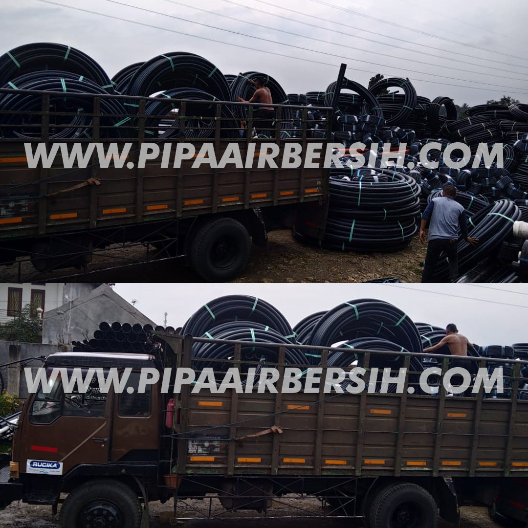 Kiriman Pipa HDPE / Rucika Black dari RUCIKA