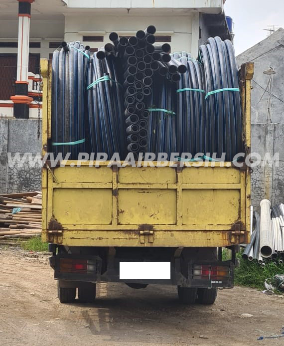Pengiriman Pipa HDPE ke Pondok Rajeg