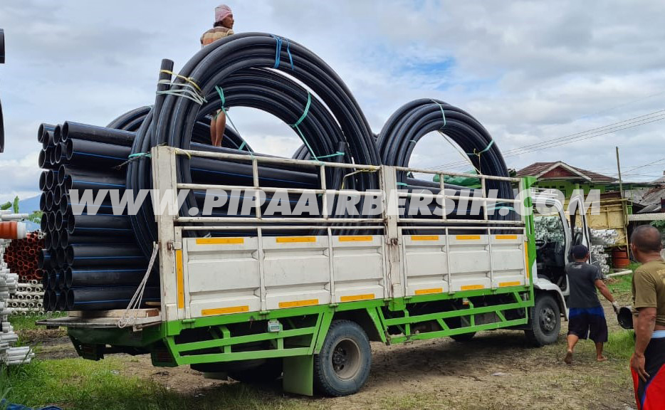 Pengiriman Pipa HDPE ke Jakarta.