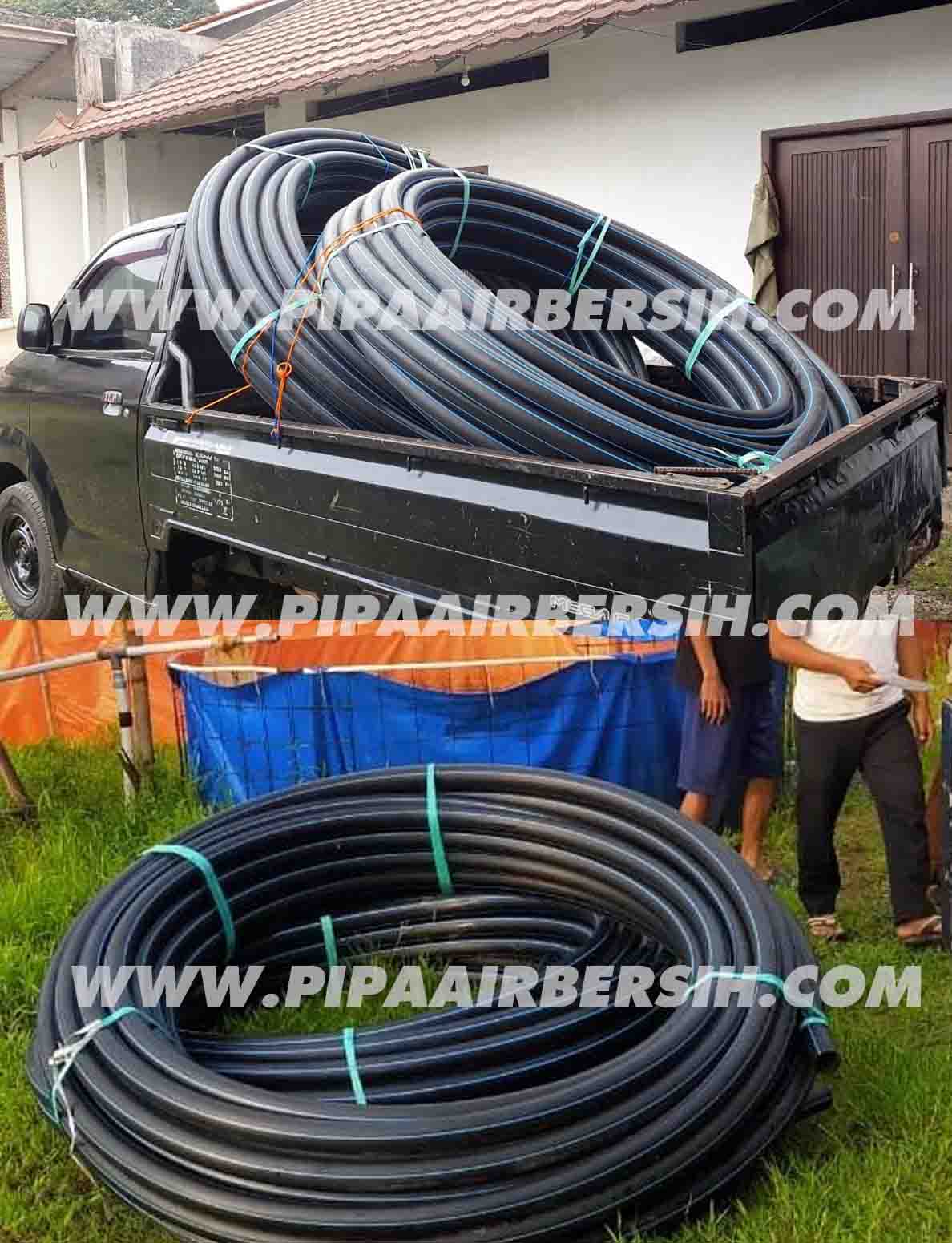 Pengiriman Pipa HDPE / Rucika Black ke Leuwiliang