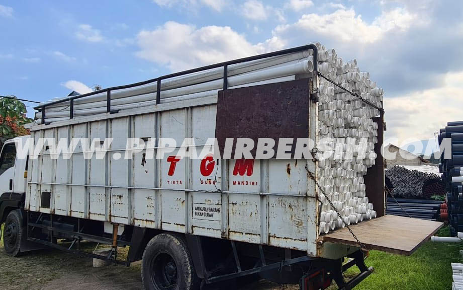Pengiriman Pipa PVC SNI ke PDAM Sukabumi